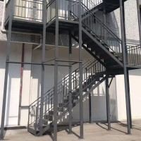 钢结构楼梯的价格厂家承接工程焊接室外小区改造工程楼梯成品